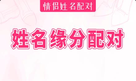 姓名测试缘分指数:他会喜欢你